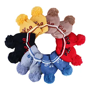 کلاه بافت داخل خز بچگانه BEAR