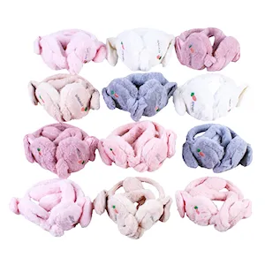 گوشبند عروسکی پمپی گوشدار RABBIT