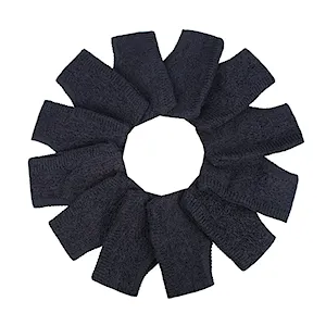 هدبند مخمل گوشی دار مشکی