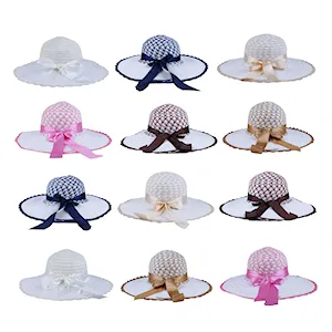 کلاه ساحلی دخترانه کنفی