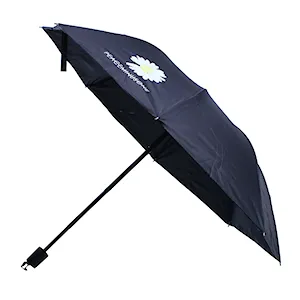 چتر مشکی طرح بابونه تاشو