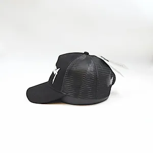 کلاه بیسبالی کتان تراکر پشت تور گلدوزی بالنسیاگا Balenciaga
