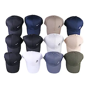 کلاه نقابدار کتان چاپدار  Nike و adidas