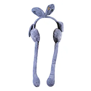 گوشبند بچه گانه عروسکی پمپی پاپیون دار